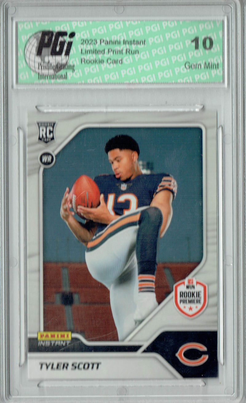 Tyler Scott 2023 Panini Instant 1st Look #33 1 of 516 Rookie Card PGI 10