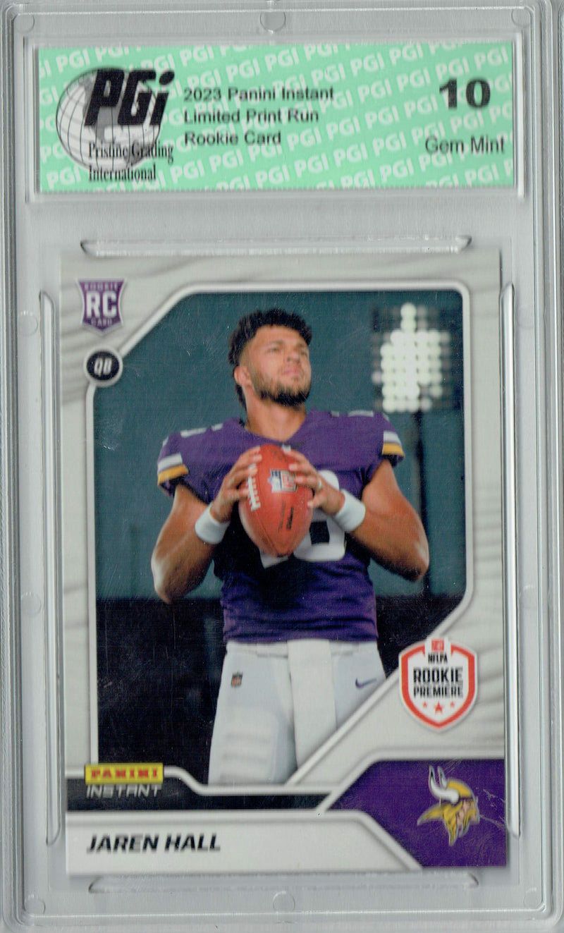 Jaren Hall 2023 Panini Instant 1st Look #39 1 of 517 Rookie Card PGI 10