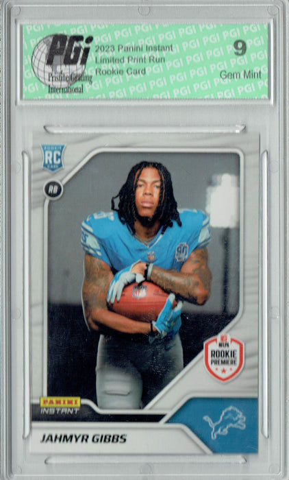 PGI 9 Jahmyr Gibbs 2023 Panini Instant #6 1 of 574 Rookie Card