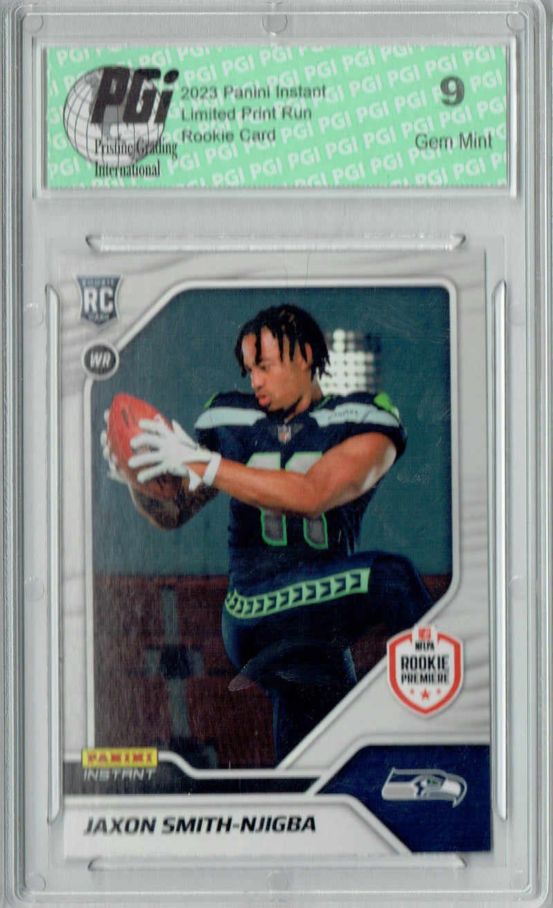 PGI 9 Jaxon Smith-Njigba 2023 Panini Instant #7 1 of 559 Rookie Card