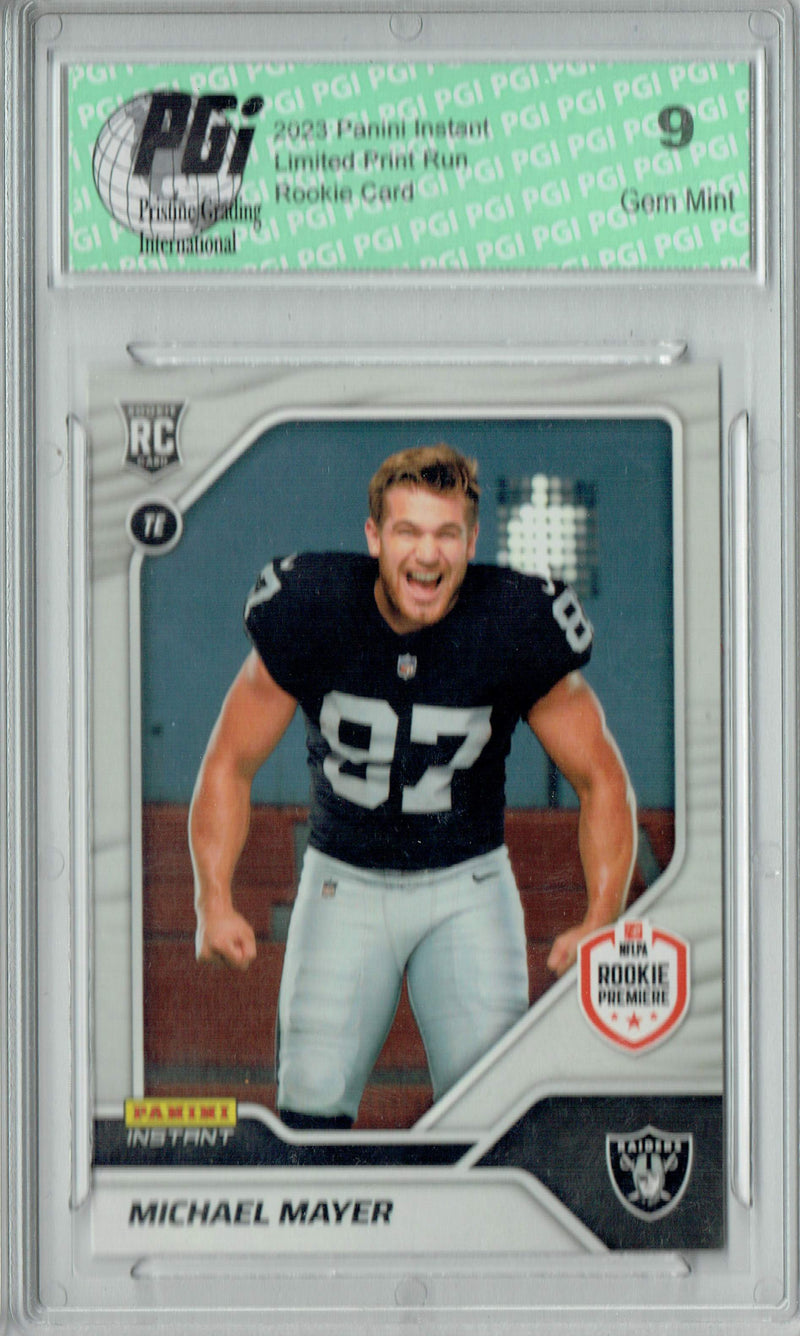 PGI 9 Michael Mayers 2023 Panini Instant #13 1 of 517 Rookie Card