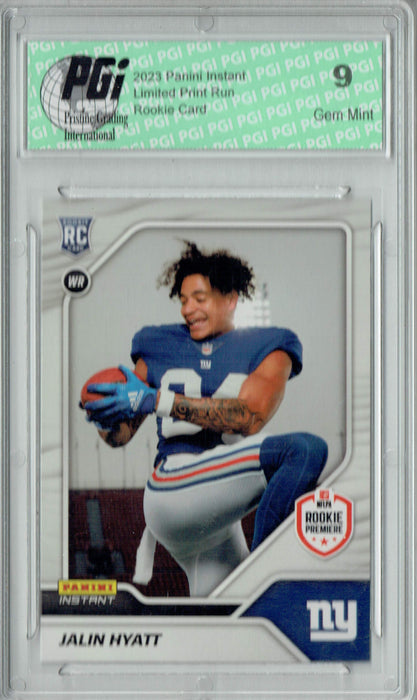 PGI 9 Jalin Hyatt 2023 Panini Instant #23 1 of 527 Rookie Card