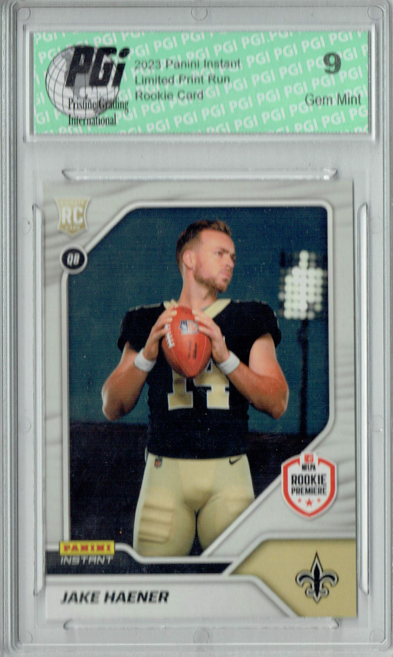 PGI 9 Jake Haener 2023 Panini Instant #31 1 of 519 Rookie Card