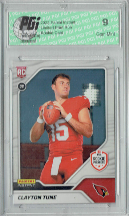 PGI 9 Clayton Tune 2023 Panini Instant #35 1 of 528 Rookie Card