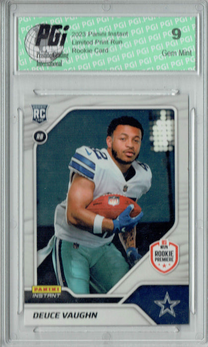 PGI 9 Deuce Vaughn 2023 Panini Instant #40 1 of 594 Rookie Card