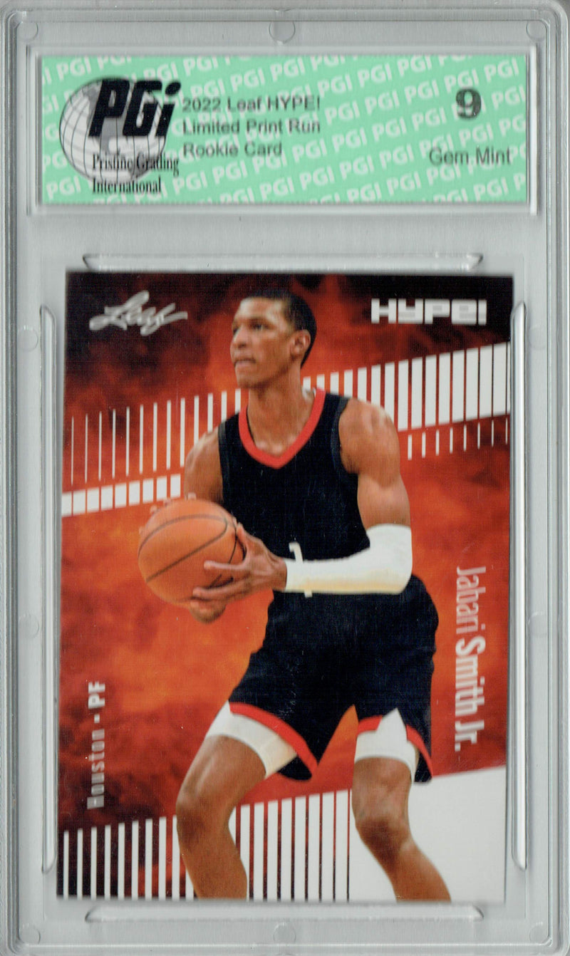 PGI 9 Jabari Smith Jr. 2022 Leaf HYPE! #76 Only 5000 Made! Rookie Card