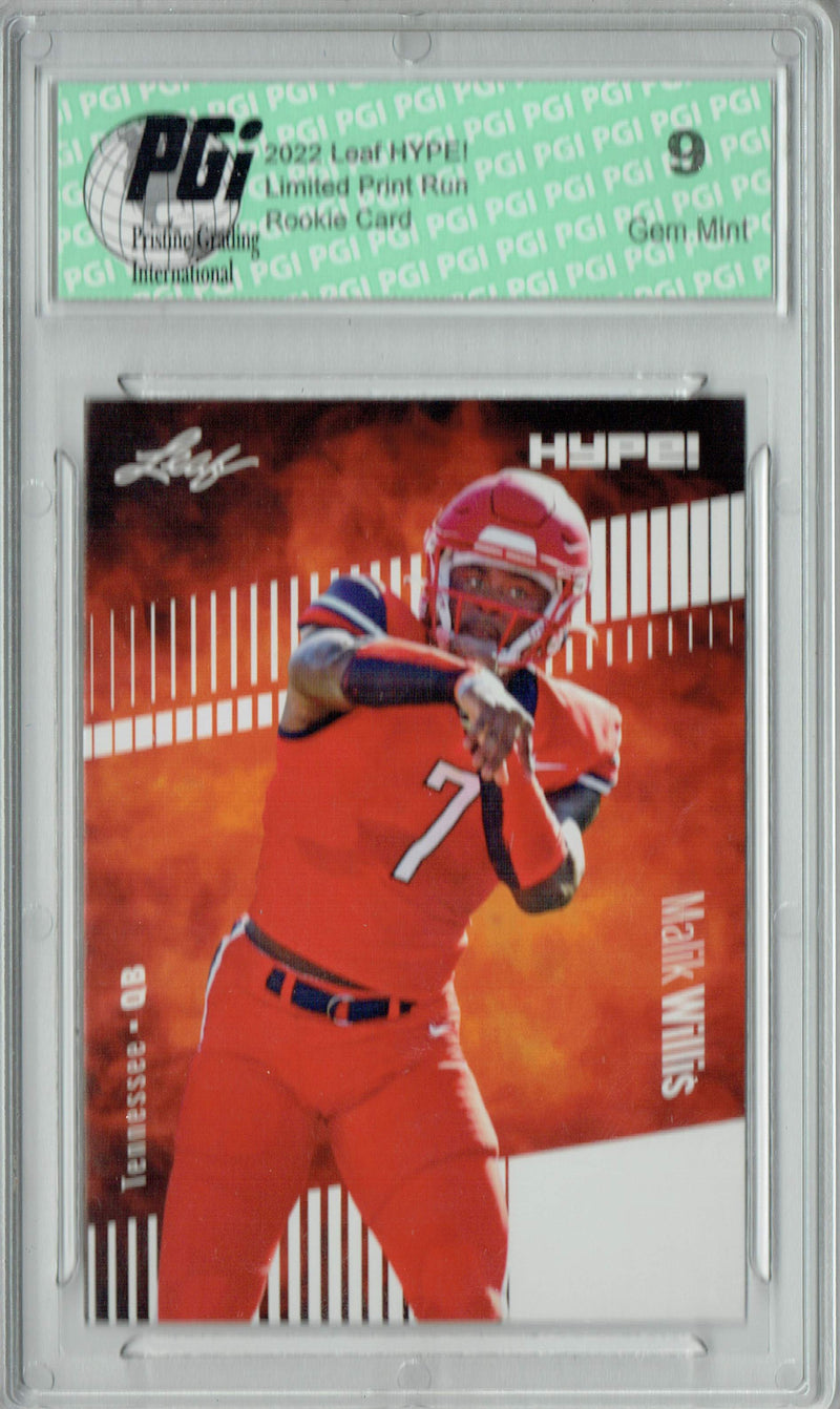 PGI 9 Malik Willis 2022 Leaf HYPE! #83 Only 5000 Made! Rookie Card