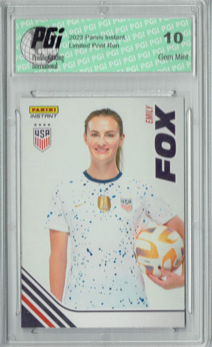Emily Fox 2023 Panini Instant #S-EF Women's World Cup Trading Card PGI 10