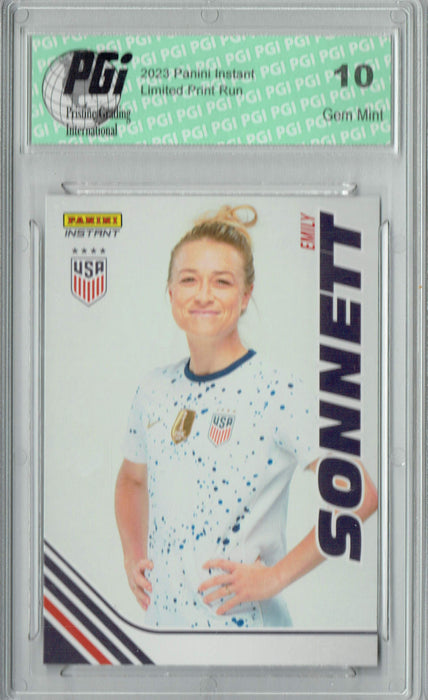 Emily Sonnett 2023 Panini Instant #S-ES Women's World Cup Trading Card PGI 10