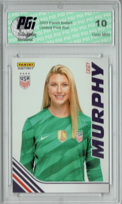 Casey Murphy 2023 Panini Instant #S-CM Women's World Cup Trading Card PGI 10