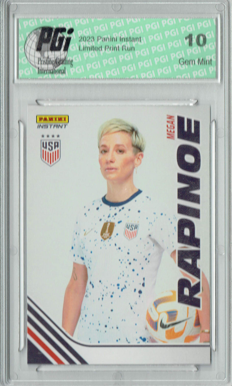Megan Rapinoe 2023 Panini Instant #S-LW Women's World Cup Trading Card PGI 10