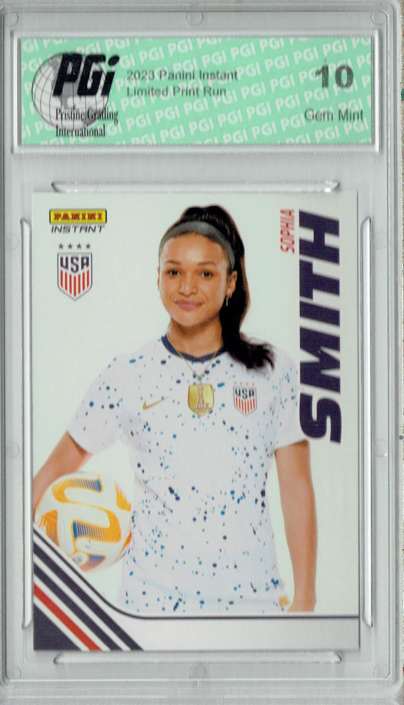 Sophia Smith 2023 Panini Instant #S=SSH Women's World Cup Trading Card PGI 10