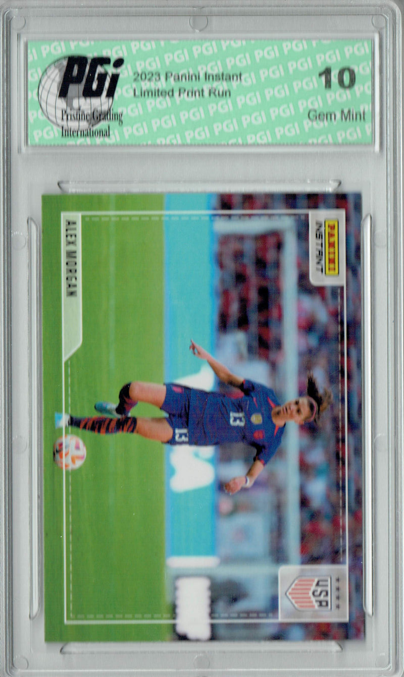 Alex Morgan 2023 Panini Instant #A-AM Women's World Cup Action Trading Card PGI 10