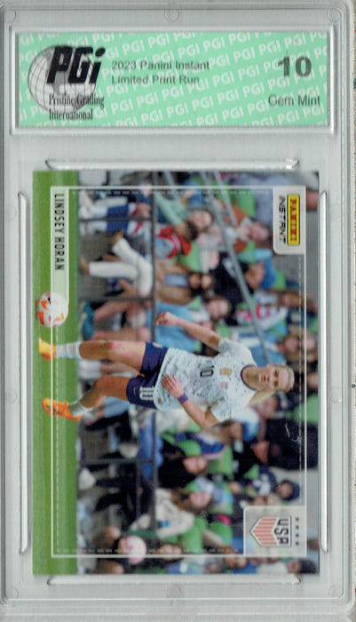 Lindsey Horan 2023 Panini Instant #A-LH Women's World Cup Action Trading Card PGI 10