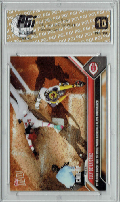 Elly De La Cruz 2023 Topps Now #541 PRISTINE Rookie Card PGI 10