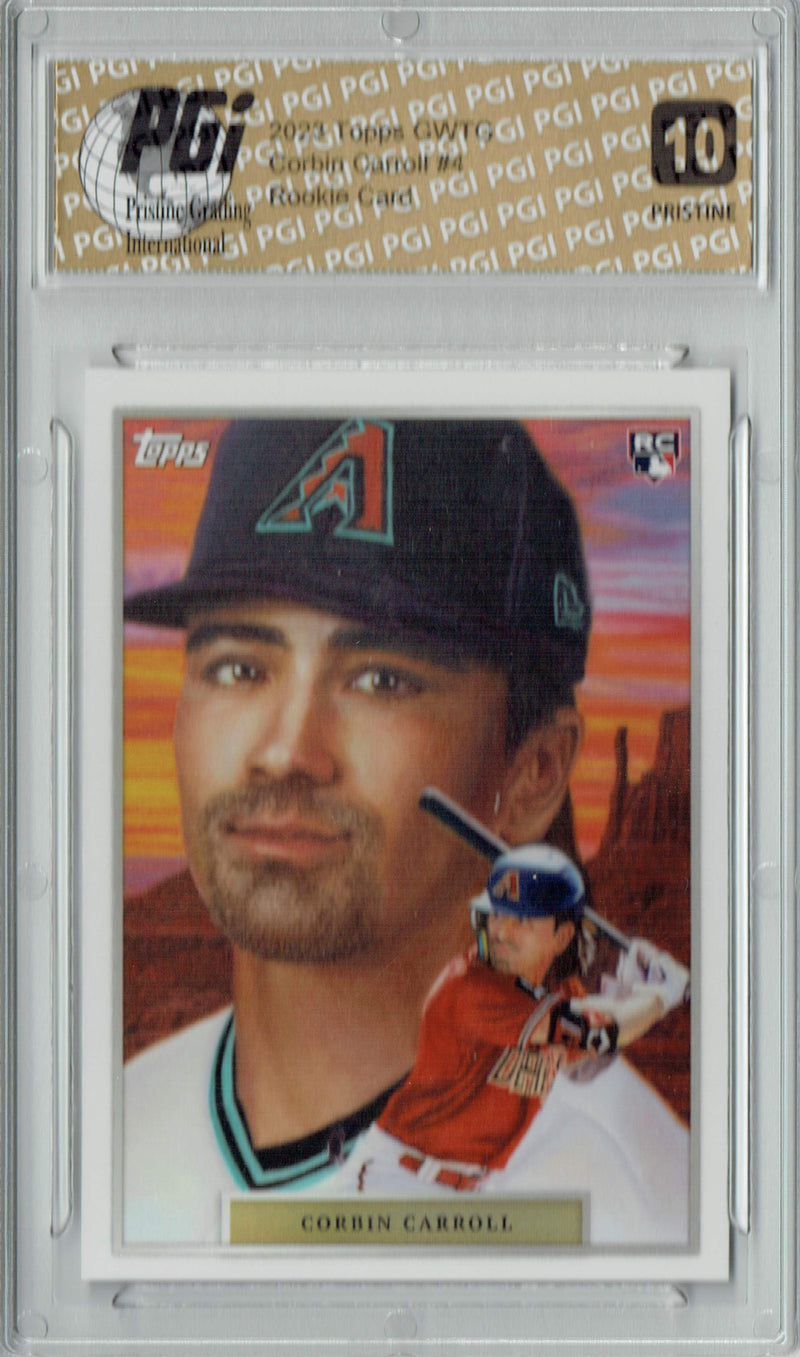 Corbin Carroll 2023 Topps GWTG #4 PRISTINE Rookie Card PGI 10