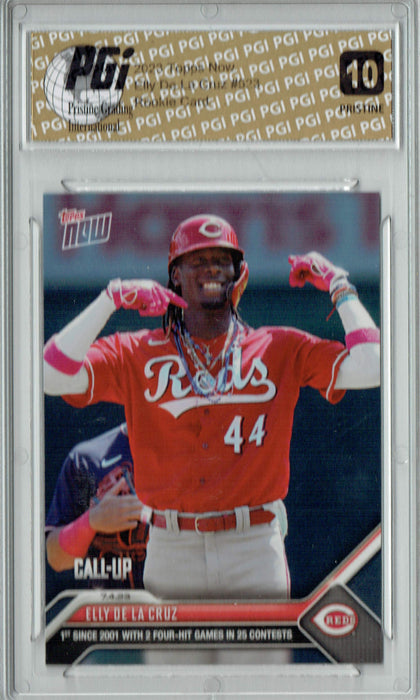 Elly De La Cruz 2023 Topps Now #523 PRISTINE Rookie Card PGI 10