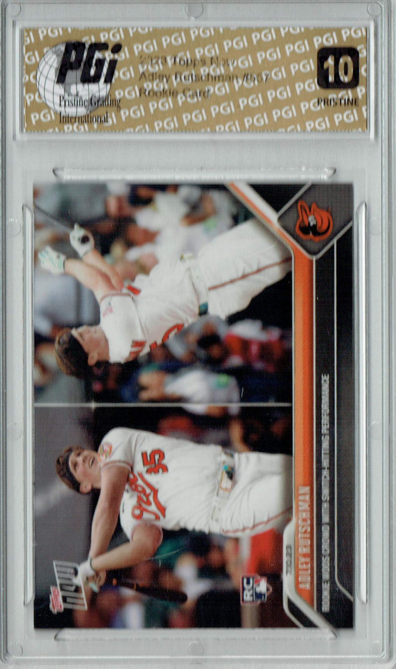 Adley Rutschman 2023 Topps Now #557 PRISTINE Rookie Card PGI 10