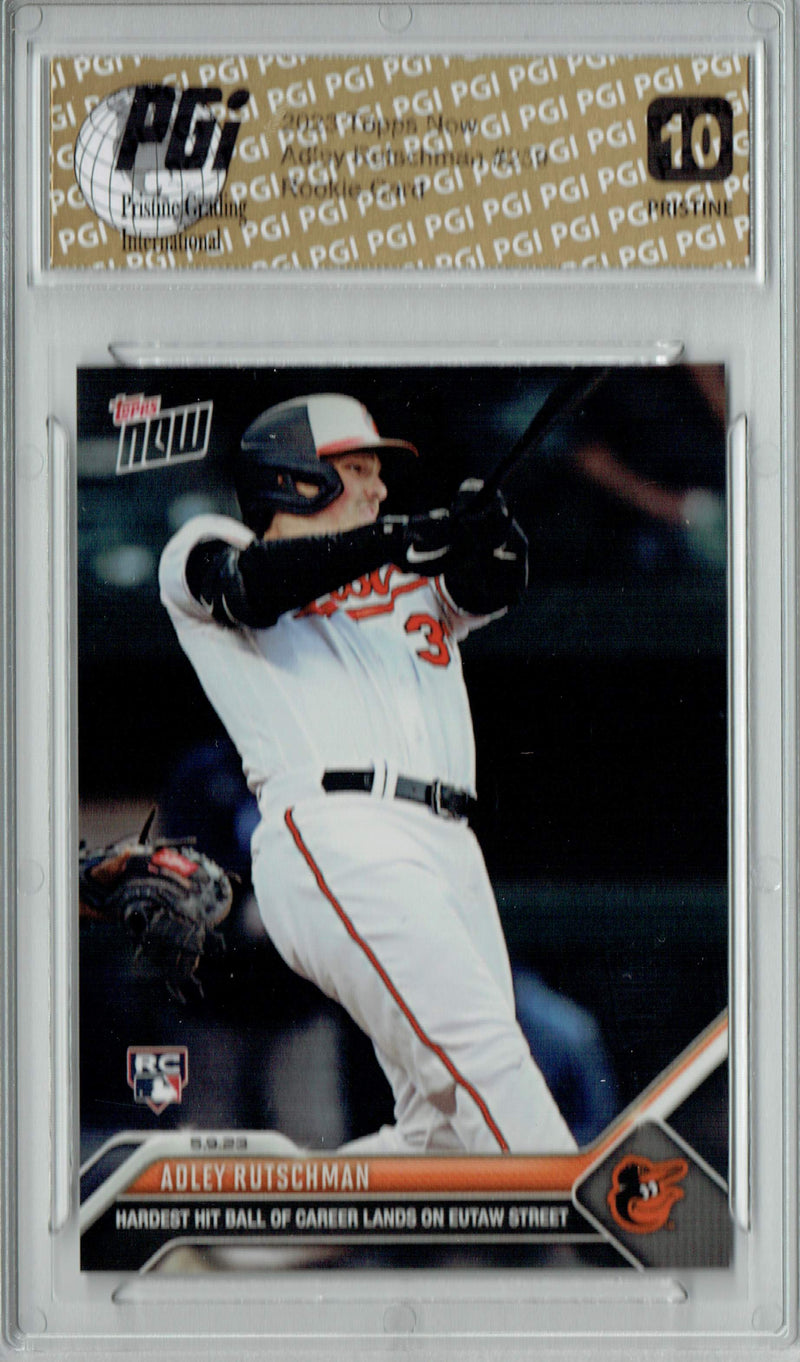 Adley Rutschman 2023 Topps Now #259 PRISTINE Rookie Card PGI 10