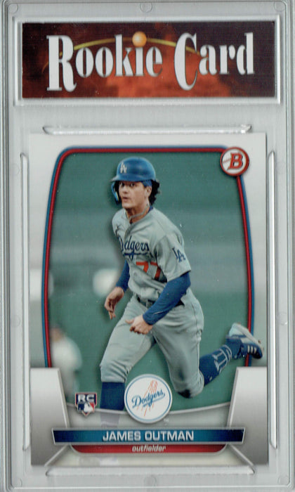 Certified Mint+ James Outman 2023 Bowman #13 Los Angeles Dodgers Rookie Card