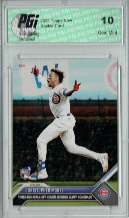 Christopher Morel 2023 Topps Now #716 Cubs Comeback Rookie Card PGI 10