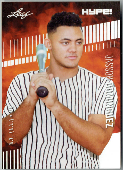 Mint Jasson Dominguez 2019 Leaf HYPE! #26 Only 5000 Made! Rare Rookie Card