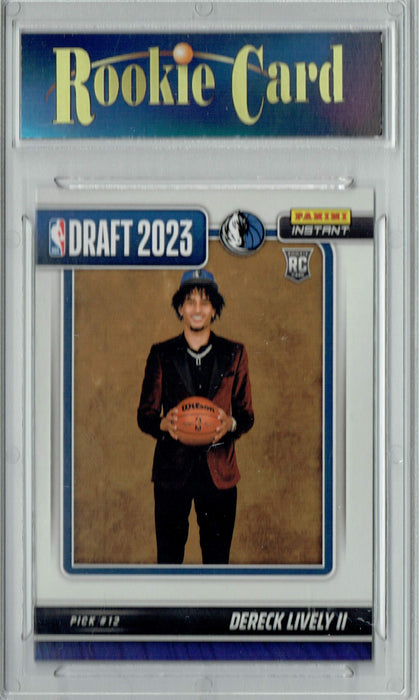 Certified Mint+ Dereck Lively II 2023 Panini Instant #DN-9 NBA Draft Night Rookie Card