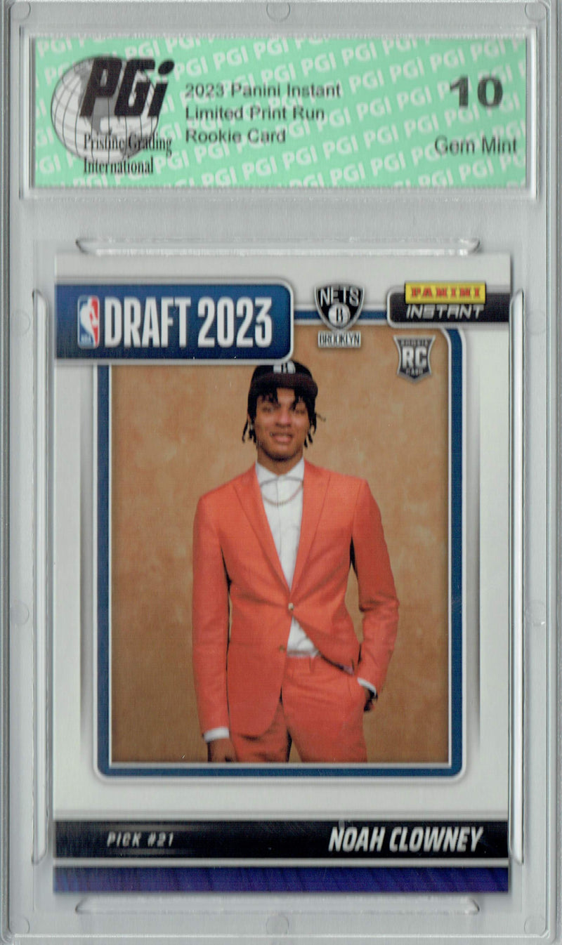 Noah Clowney 2023 Panini Instant #DN-18 NBA Draft Rookie Card PGI 10