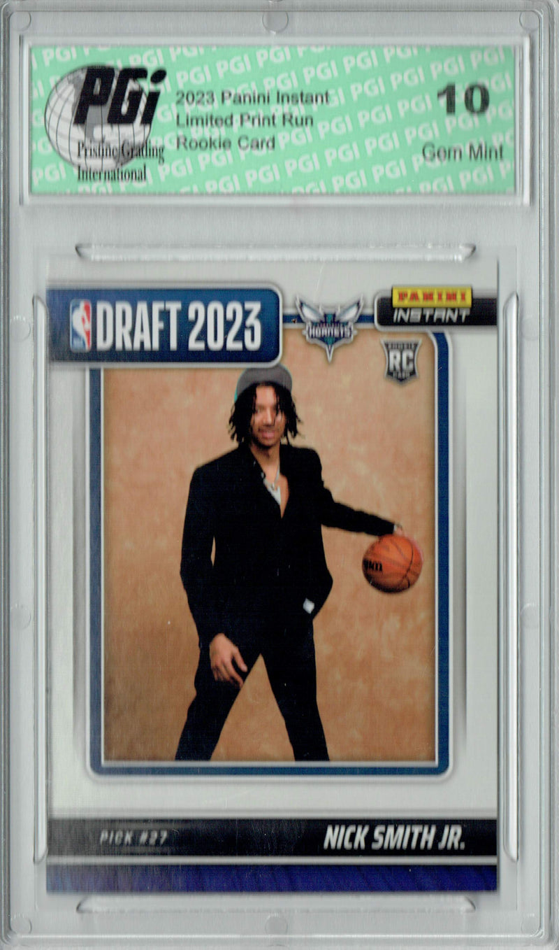 Nick Smith Jr. 2023 Panini Instant #DN-23 NBA Draft Rookie Card PGI 10