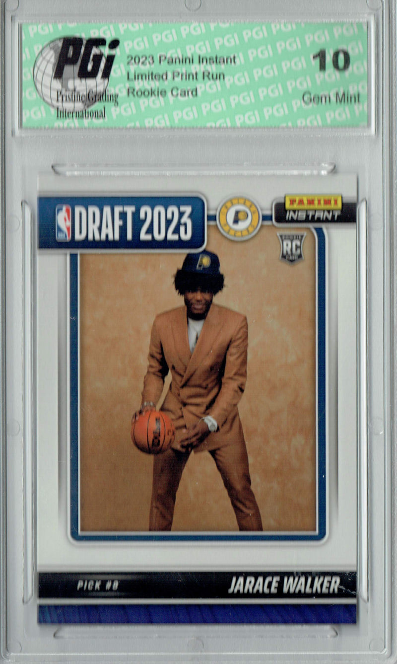 Jarace Walker 2023 Panini Instant #DN-29 NBA Draft Rookie Card PGI 10