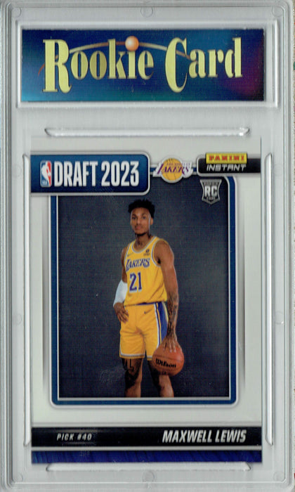 Certified Mint+ Maxwell Lewis 2023 Panini Instant #DN-31 NBA Draft Night Rookie Card