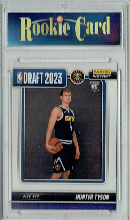 Certified Mint+ Hunter Tyson 2023 Panini Instant #DN-33 NBA Draft Night Rookie Card