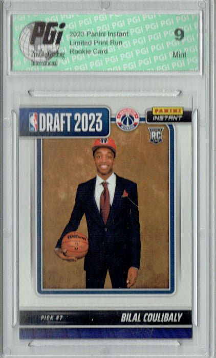 PGI 9 Bilal Coulibaly 2023 Panini Instant #DN-7 NBA Draft Rookie Card