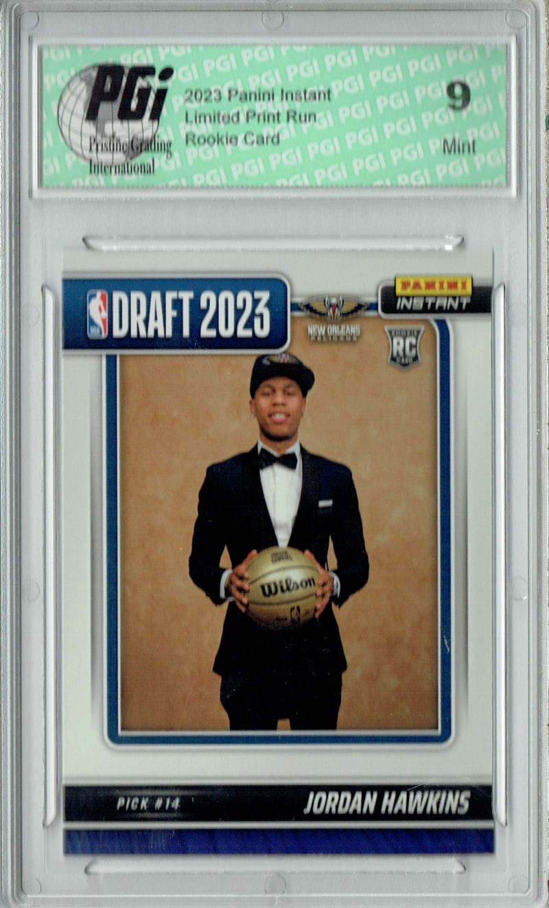PGI 9 Jordan Hawkins 2023 Panini Instant #DN-11 NBA Draft Rookie Card