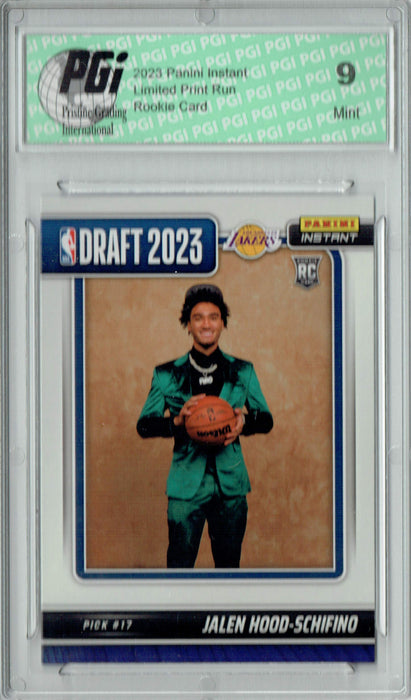 PGI 9 Jalen Hood-Schifino 2023 Panini Instant #DN-14 NBA Draft Rookie Card