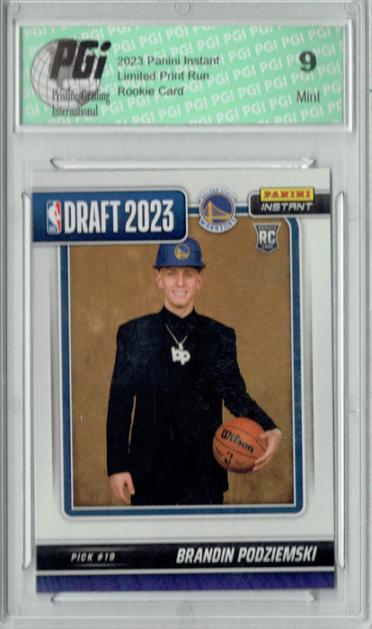 PGI 9 Brandin Podziemski 2023 Panini Instant #DN-16 NBA Draft Rookie Card