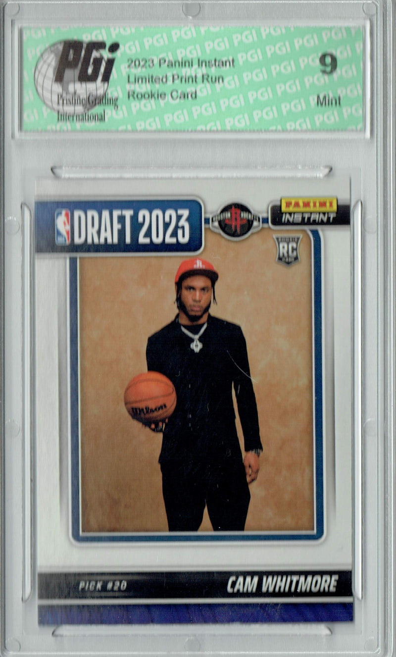 PGI 9 Cam Whitmore 2023 Panini Instant #DN-17 NBA Draft Rookie Card