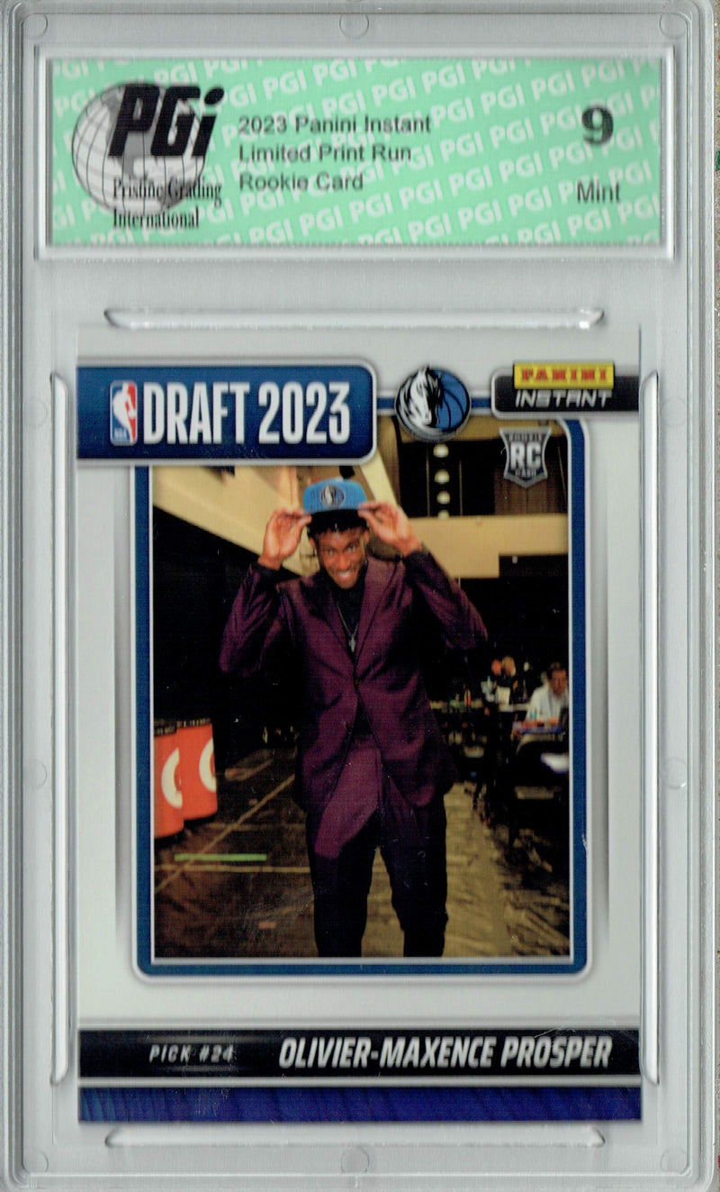 PGI 9 Oliver-Maxence Prosper 2023 Panini Instant #DN-21 NBA Draft Rookie Card