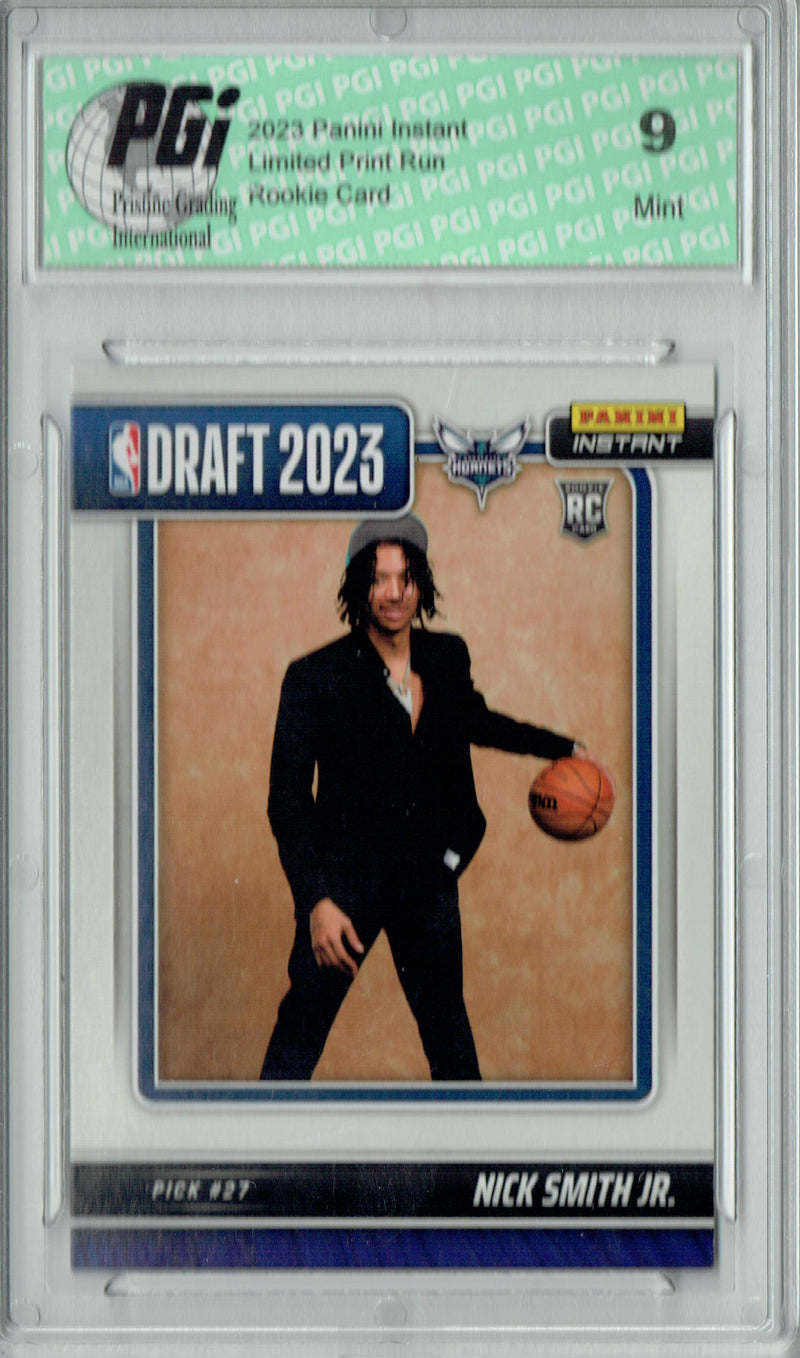 PGI 9 Nick Smith Jr. 2023 Panini Instant #DN-23 NBA Draft Rookie Card