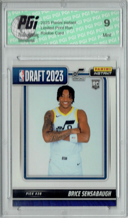 PGI 9 Brice Sensabaugh 2023 Panini Instant #DN-24 NBA Draft Rookie Card