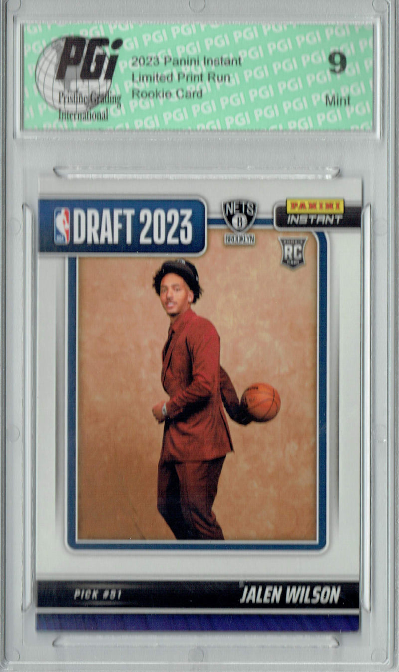 PGI 9 Jalen Wilson 2023 Panini Instant #DN-28 NBA Draft Rookie Card