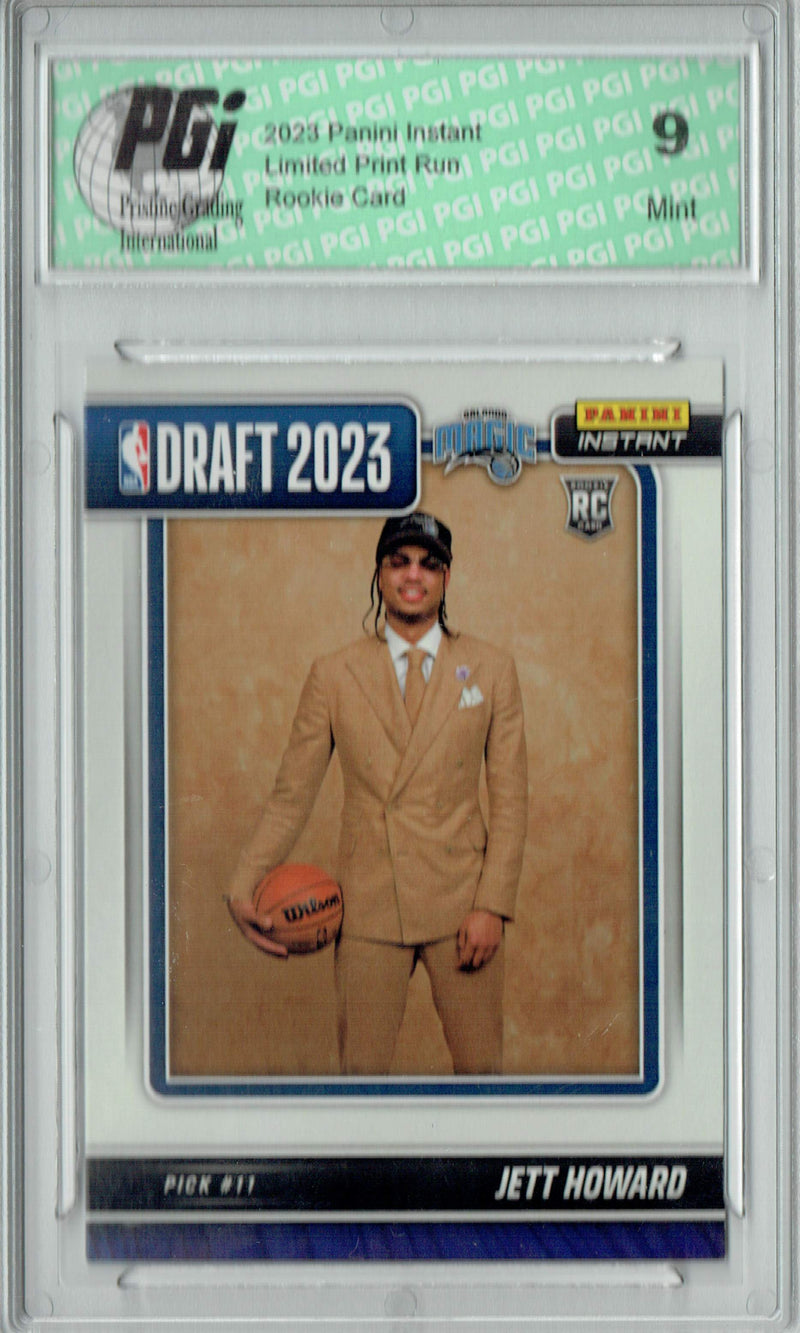 PGI 9 Jett Howard 2023 Panini Instant #DN-32 NBA Draft Rookie Card