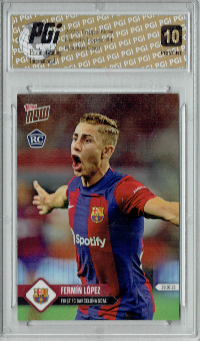 Fermin Lopez 2023 Topps Now #1 PRISTINE Rookie Card PGI 10