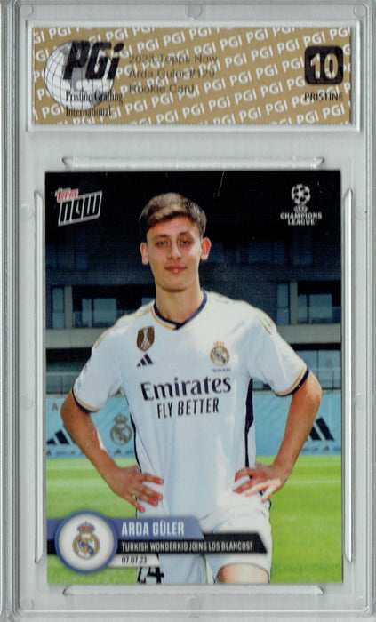 Arda Guler 2023 Topps Now #129 PRISTINE Rookie Card PGI 10