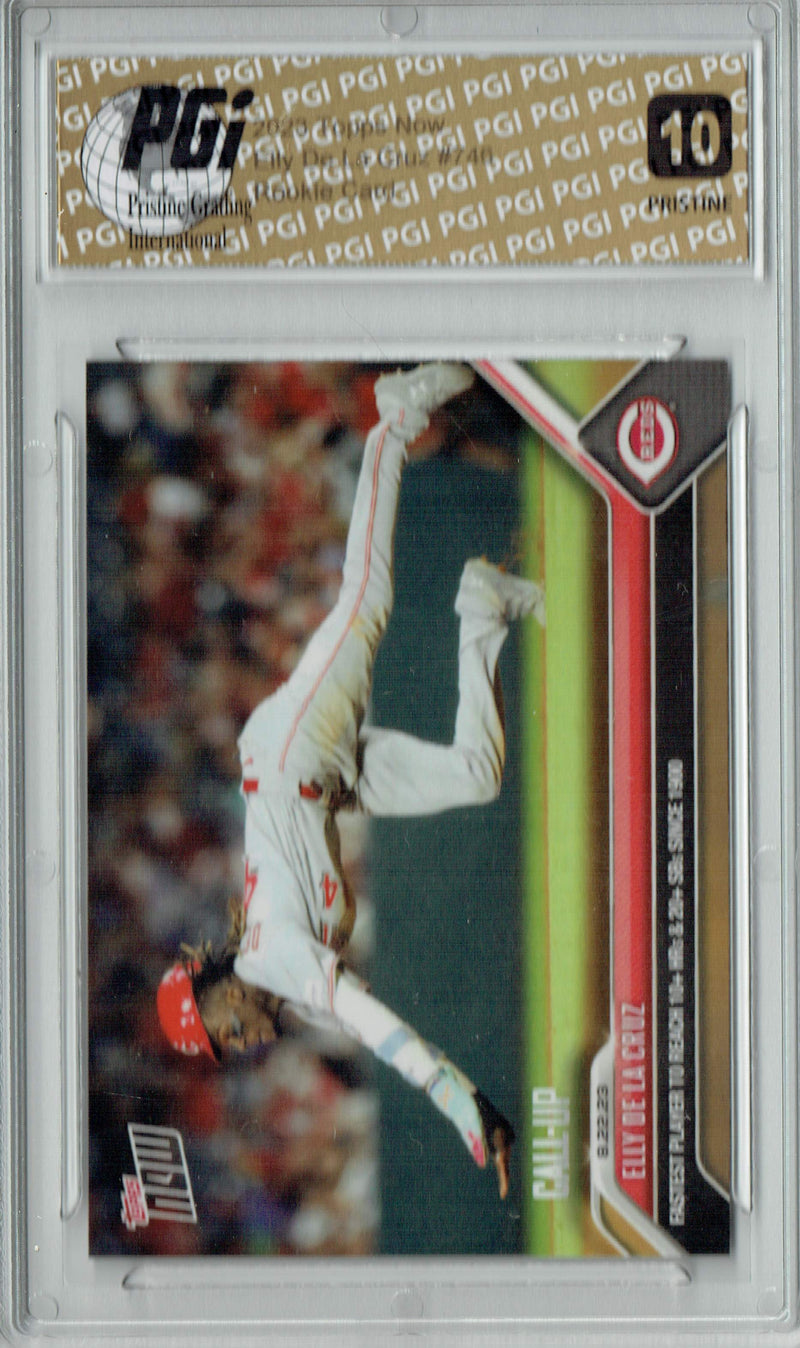 Elly De La Cruz 2023 Topps Now #746 PRISTINE Rookie Card PGI 10