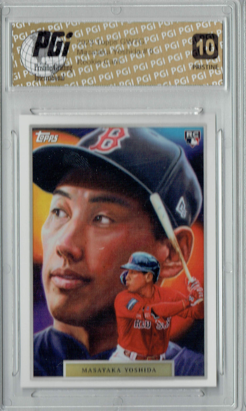 Masataka Yoshida 2023 Topps GWTG #5 PRISTINE Rookie Card PGI 10