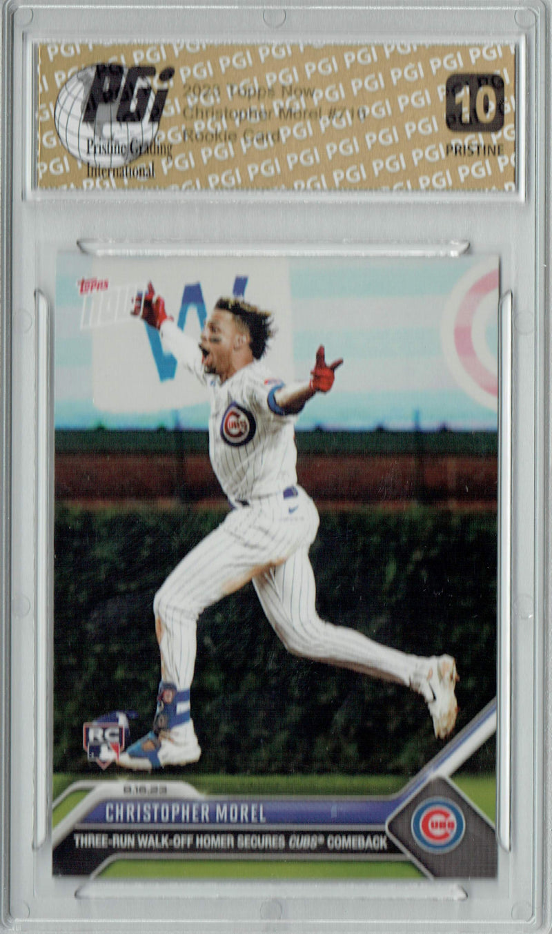 Christopher Morel 2023 Topps Now #716 PRISTINE Rookie Card PGI 10