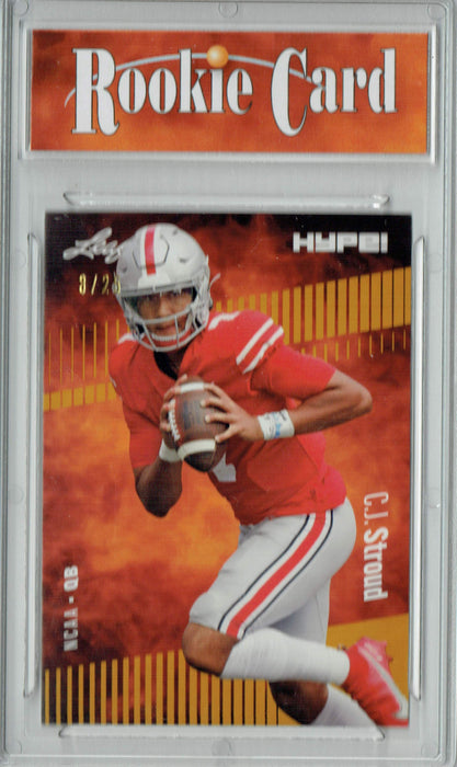 Certified Mint+ C.J. Stroud 2022 Leaf HYPE! #81 Gold Short Print, Only 25 Ever Made Rookie Card