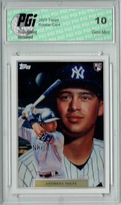Anthony Volpe 2023 Topps Game Within the Game #6 Yankees Rookie Card PGI 10
