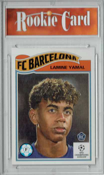 Certified Mint+ Lamine Yamal 2023 Topps Living Set #596 FC Barcelona Rookie Card